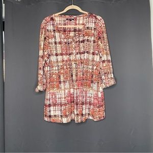 Roz & Ali 3/4 sleeve dress top